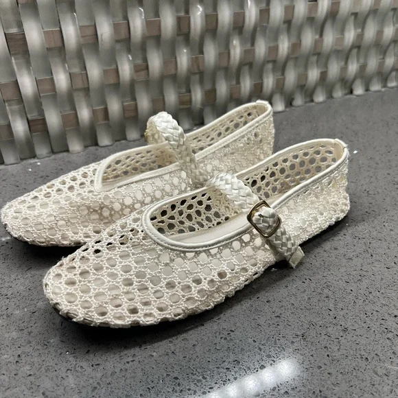 Zara openworks ballet flats size 4 - Picture 3 of 7